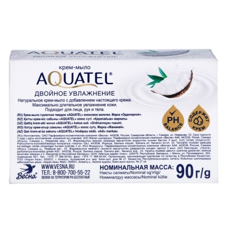 Cream-soaked Aquatel "Coconut milk", 90 g-1
