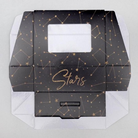 Confectionery packaging, boxing box "Cosmos", 10 x 8 x 3.5 cm-2