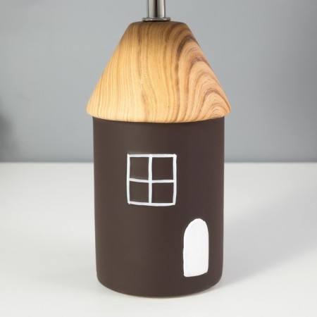 House "House" E14 40W brown 22x22x36 cm Risalux-4