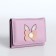 Kid wallet on the button, lilac color