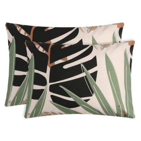 The set of pillowcases "Ethel" Colored Tropics (type 2), 50x70 cm - 2 pcs, 100% cotton, calico