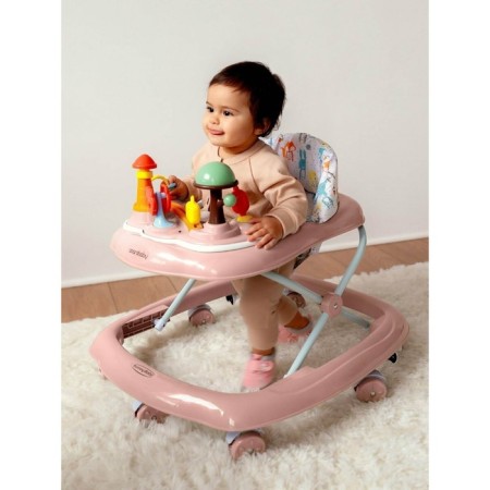Walks Children's Amarobaby Running Baby, with an electronic game panel, pink color-9