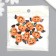 Decor for creativity plastic "Pumpkin with wings" 1.8x3.3x0.8 cm
