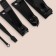Manicure set, 9 items, in case, black color