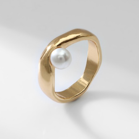 Ring with pearl "trend" Artemis, color gold, size17-2