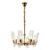 Suspension chandelier Darling 8xe14 40W, size 60x60x58-150 cm, bronze color