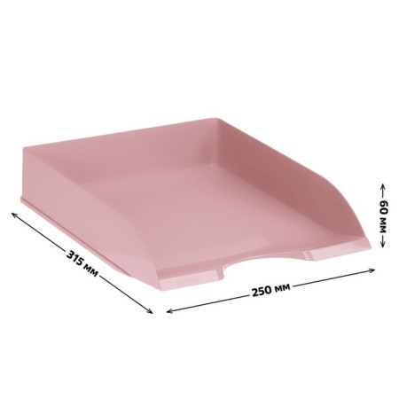 Paper tray horizontal Istanm Delta Paris, light pink-1