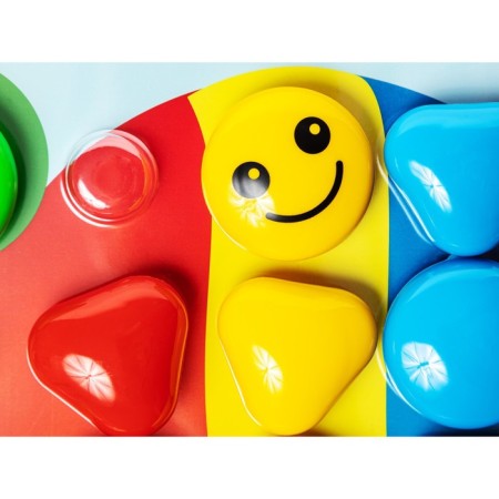 Mosaic for the smallest Baby Toys "House", 5 colors, 31 elements-6