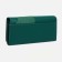 Women's wallet on magnets, green color