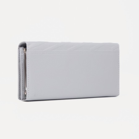 Women's wallet on magnets, gray color-1