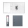 A4, 70 mm, granite registrar folder, gathered, gray, plastic pocket, cardboard 1.75 mm, capacity of 450 sheets