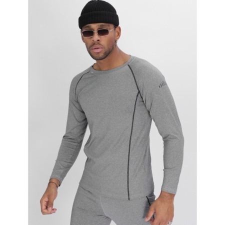 Thermal underwear is male, size 46-48, the color is light gray-13