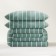 Bed linen Ethel Duet Mint Stripes 143x215 cm-2pcs, 220x240cm, 70x70cm-2pcs, 100% cotton, Poplin