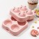 Form for ice shares, 12 × 5 cm, 4 cells, color mix