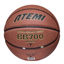 Basketball ball atemi, size 7, composite. leather, 8 panels, BB700N, district 75-78, glued 1053074