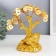 Bonsai Cash tree "Golden toad on coins" 90 coins 18.5x18x9.5 cm