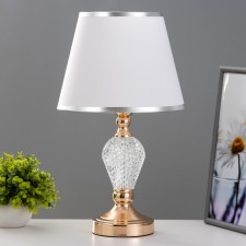 ENES table lamp E27 40W chrome 25x25x43 cm Risalux
