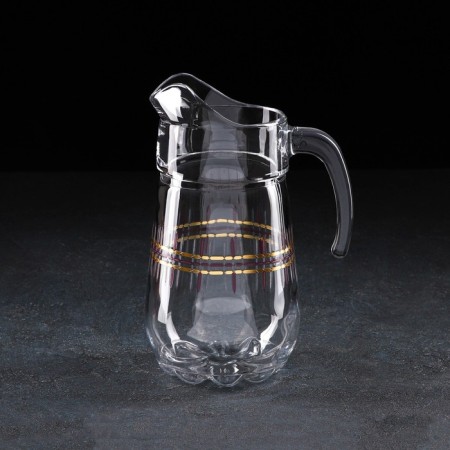 Drinking drink “Flinking”, 7 items: a jug of 1.34 liters, low glasses 250 ml, 6 pcs-1