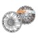 Wheel caps 16 "AIRLINE AWCC-16-11" X5 "Front for Gazelle, silver, set 2 pcs.