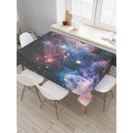 The tablecloth “Space Wandering”, rectangular, Saten, size 145x180 cm