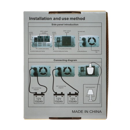 Voltage converter 12/220 V, 500 W, USB output-11