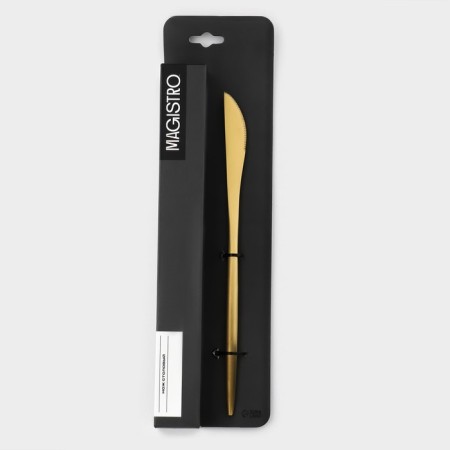 A set of stainless steel knife magistro "folk", length 22 cm, 6 pcs-3