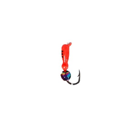 Mormyshka ants red, black strip + ball Granen chameleon, weight 0.3 g-1