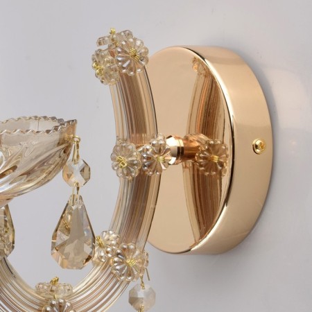 Bra “Odette”, 1x40W E14, gold 31x12x23 cm-7