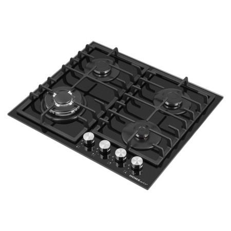 Honing panel Homsair HGG646BK, gas, 4 burners, black-6