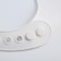 Blory for feeding "Bunny" silicone with pocket, white/pink color