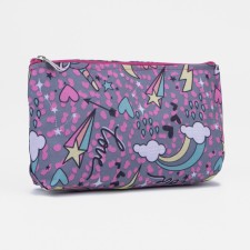 Lightning cosmetic bag, pink color