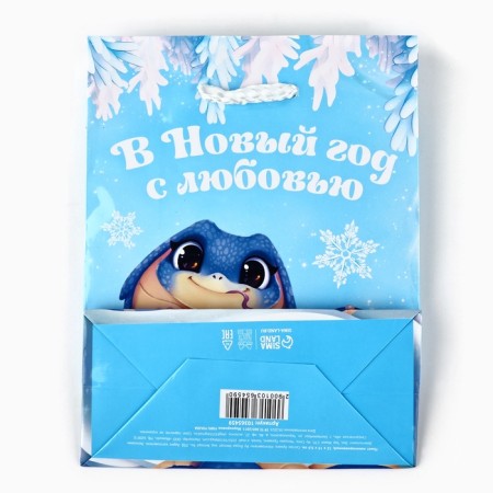 Package New Year's laminated "New Year", s 12 x 15 x 5.5 cm-4