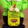 Amulet - brownie "Ivanovich with a bottle", h = 40 cm