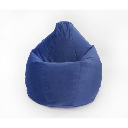 Mear-bag “Pear large”, size 135x90 cm, indigo color, velor-1