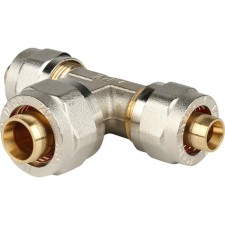 The STOUT SFS-0010-162016 tee, d = 16x20x16 mm, for metal-plastic pipes, screw