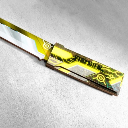 Wooden souvenir "Tanto knife", in a scabbard, yellow-4