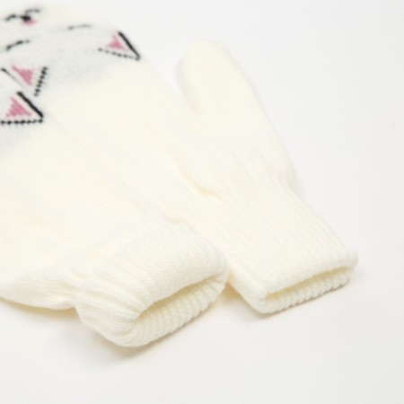 Women's mittens in a gift box "C NG" p.19-4