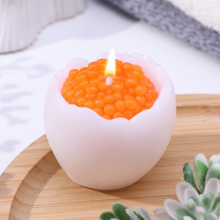 Decorative candle "Egg with caviar"-2