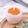 Decorative candle "Egg with caviar"