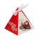 New Year. Bonbonniere, New Year's gift packaging “Statches with gifts”, 7 × 7 × 7.5 cm.