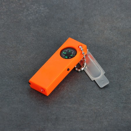 Fire tourist, with compass, flashlight, 8 cm