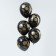 Latex ball 12 “Leaves”, pastel, set of 50 pcs., Black color