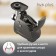 Moulinx HV8 Plus MELUS ME682832, 2000 W, 2.6 kg/min, reverse, 2 nozzles, black