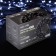 Garland “thread” 10 m, IP44, UMS, dark thread, 100 LED, white glow, white flicker, 220 V