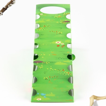 Easter slide in a set with stickers for eggs "Nature".-2