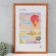 Photo frame wood 40x60 cm, walnut (2501) (plastic screen)