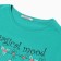 Female home set (T -shirt/shorts), green color, size 52