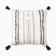 Pillowcase decorative Ethel Boho Line 45x45 cm, black color, cotton