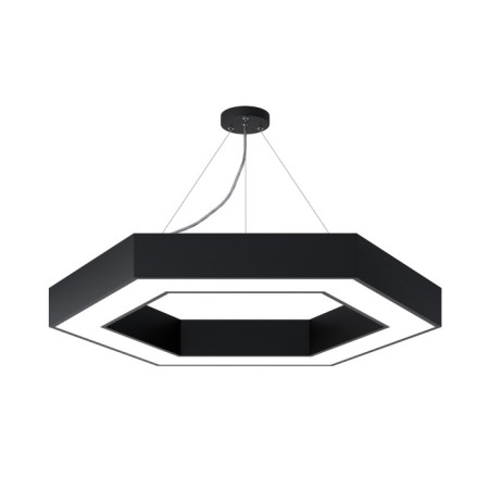 LED LED Geometria Hexagon 51W 4000k 3900 IP40 80x80x8 Black