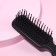 Comb-comb there is a massage, 3 × 13.8 cm, black color